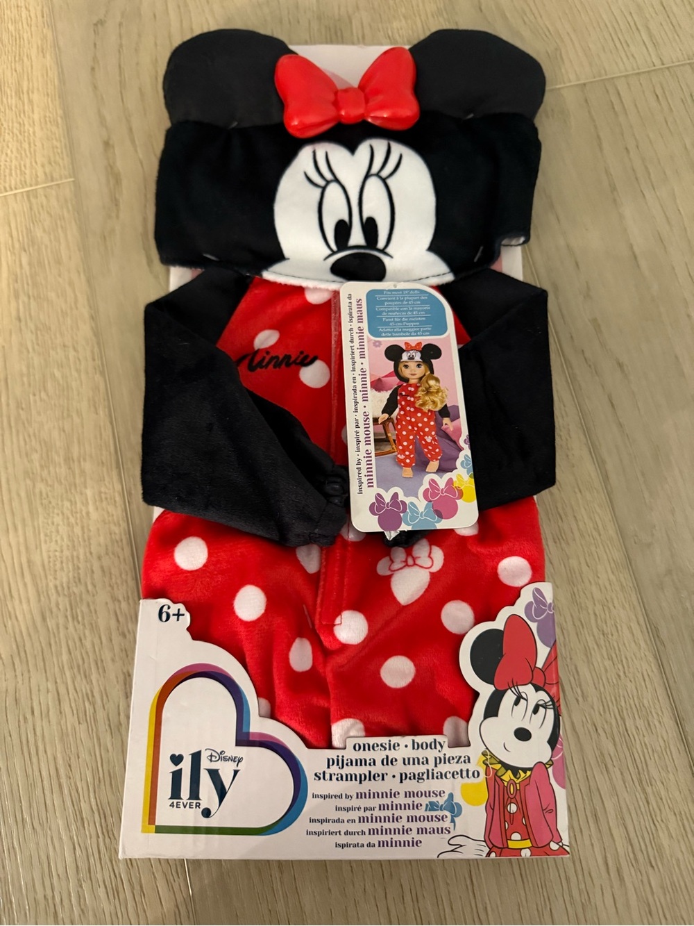 🆕Disney ILY 4ever Minnie Mouse Inspired Sleeper Pajamas for 18inch Dolls